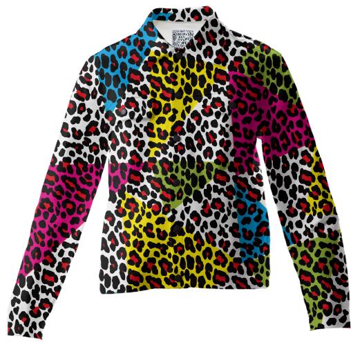 Abstract leopard print