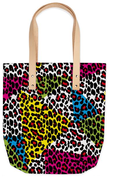 Abstract leopard print