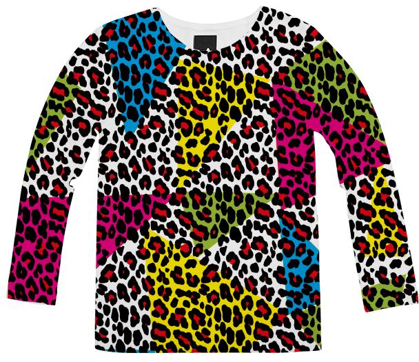 Abstract leopard print