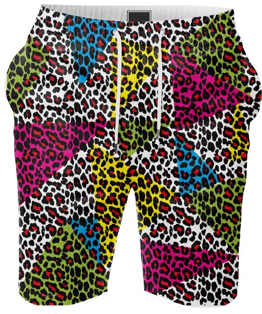 Abstract leopard print