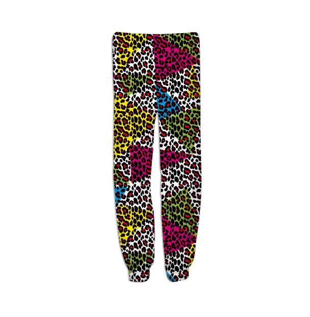 Abstract leopard print