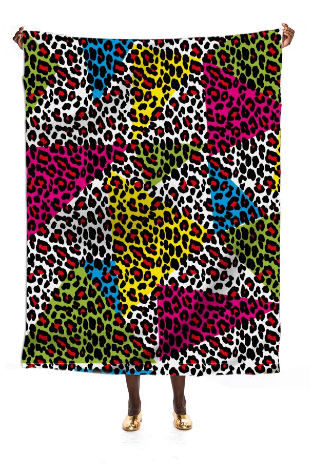 Abstract leopard print
