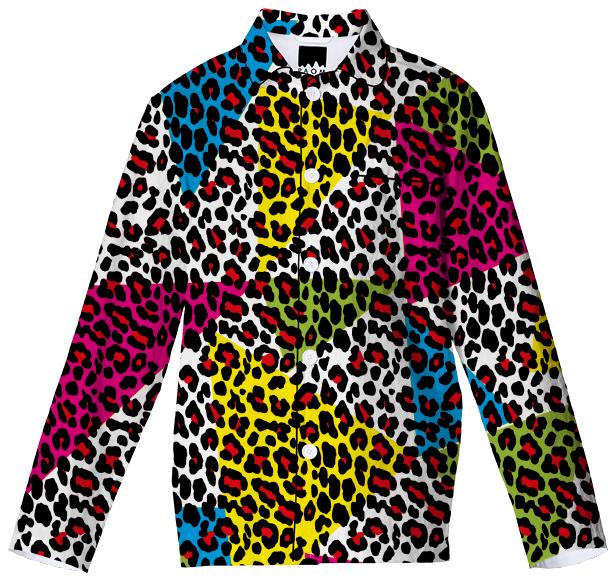 Abstract leopard print