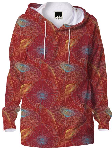 Oriental Inspired Umbrella Print