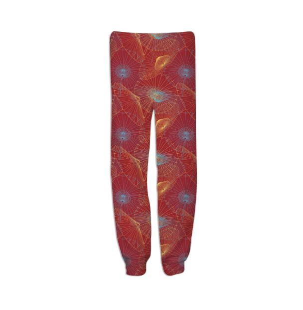 Oriental Inspired Umbrella Print