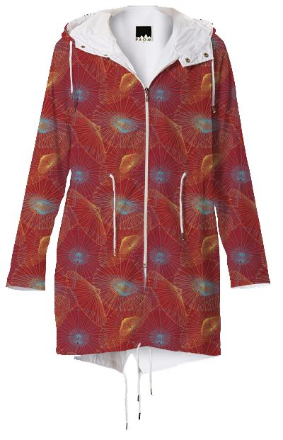 Oriental Inspired Umbrella Print