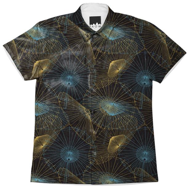 Oriental Umbrella Print BK