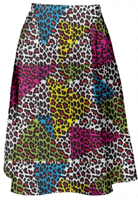 Abstract leopard print