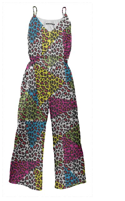 Abstract leopard print