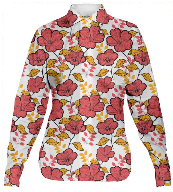 Stylish large print designer floral