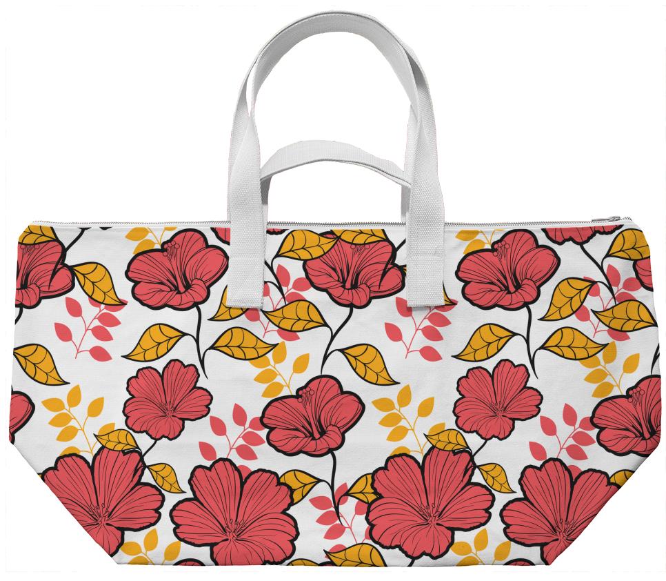 Stylish large print designer floral