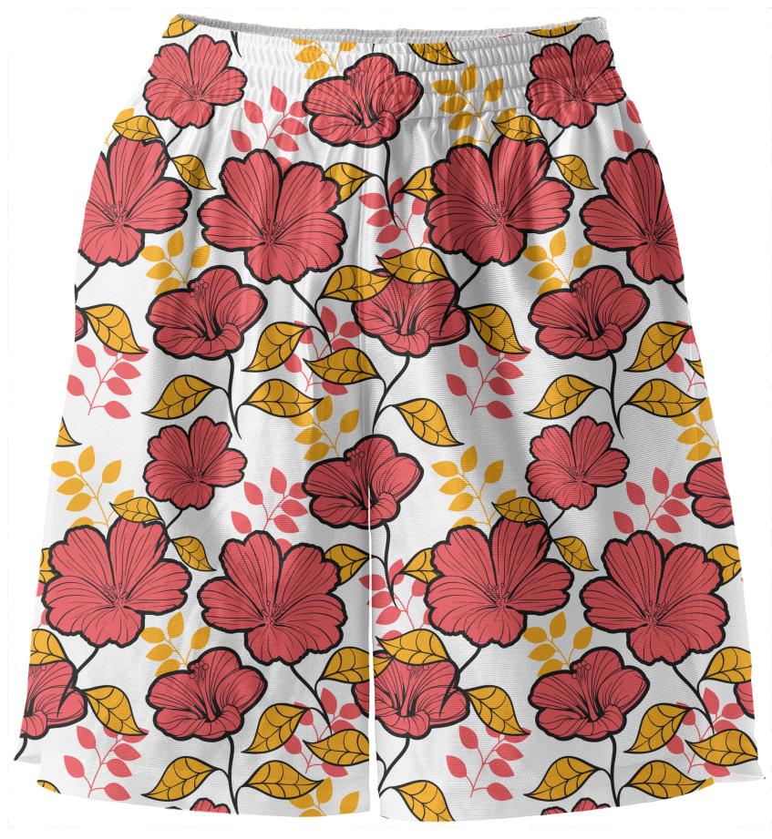 Stylish large print designer floral