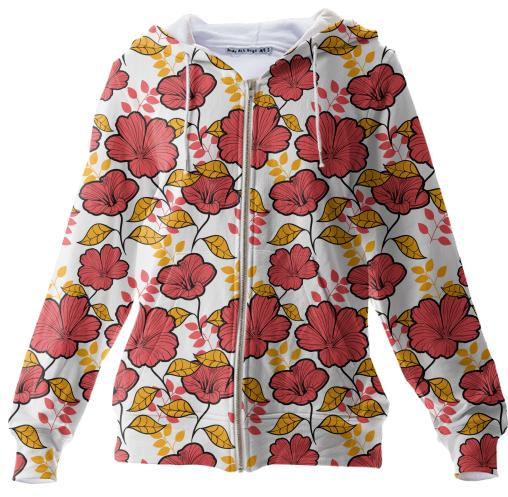 Stylish large print designer floral
