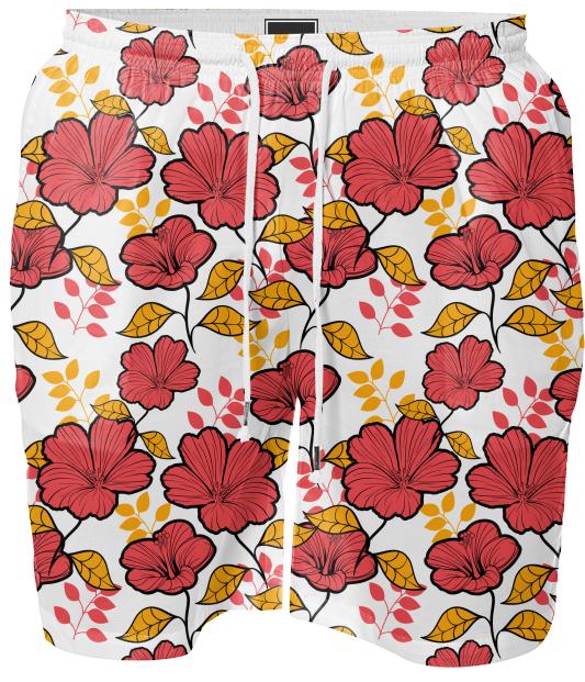 Stylish large print designer floral