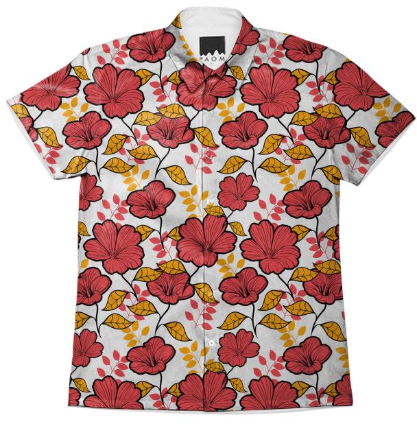 Stylish large print designer floral