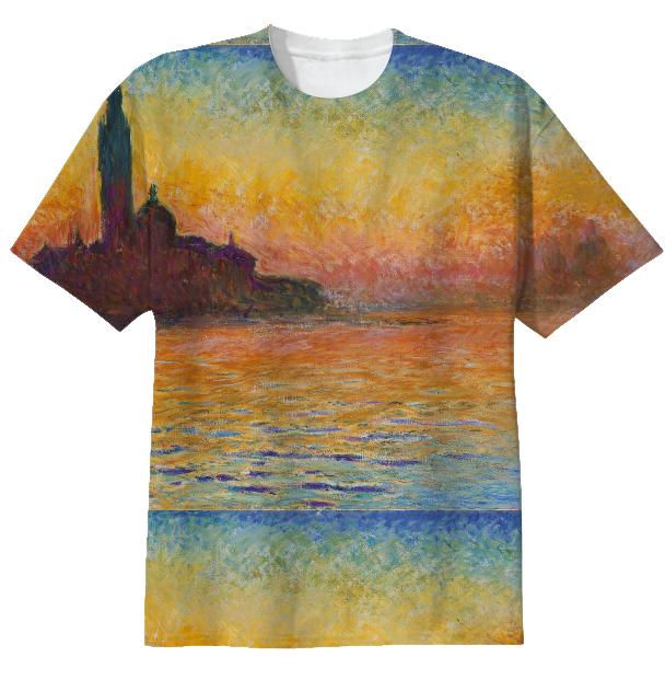 Monet Saint Georges Painting Shirt