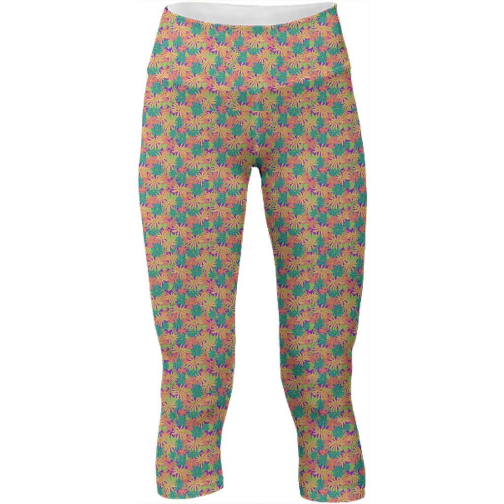 Flower Garden Yoga Pants