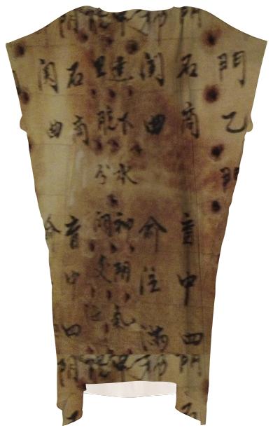 Calligraphy dress