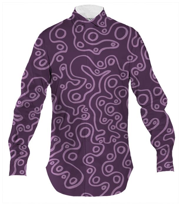 Men s Purple Button Down Shirt