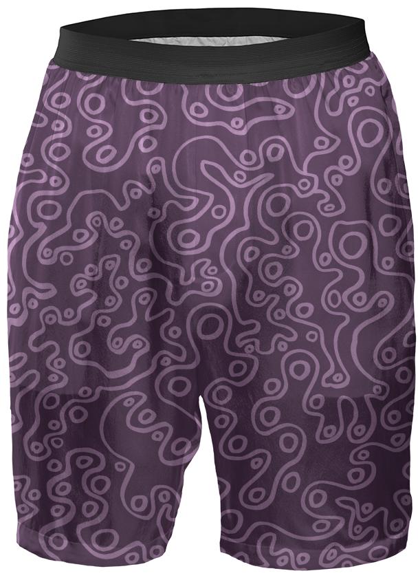 Purple Bubble Boxer Shorts