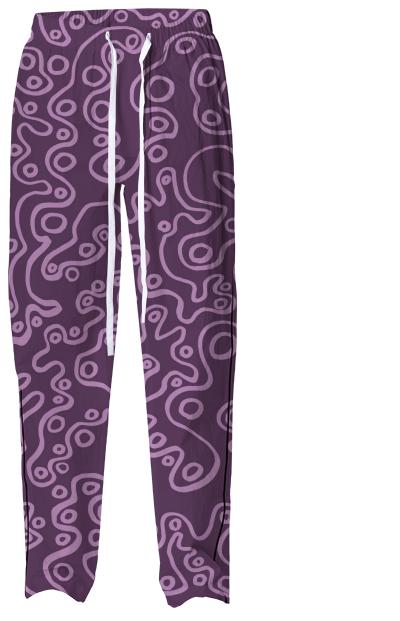 Purple Bubble Pajama Pants