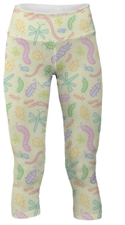 Pastel Bug Yoga Pants