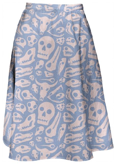 Soft Skulls Midi Skirt