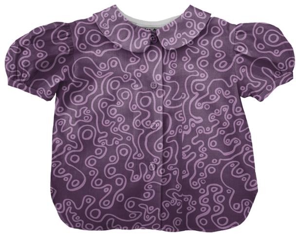 Purple Bubble Kids Blouse