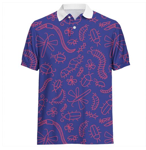 Purple Bug Polo Shirt