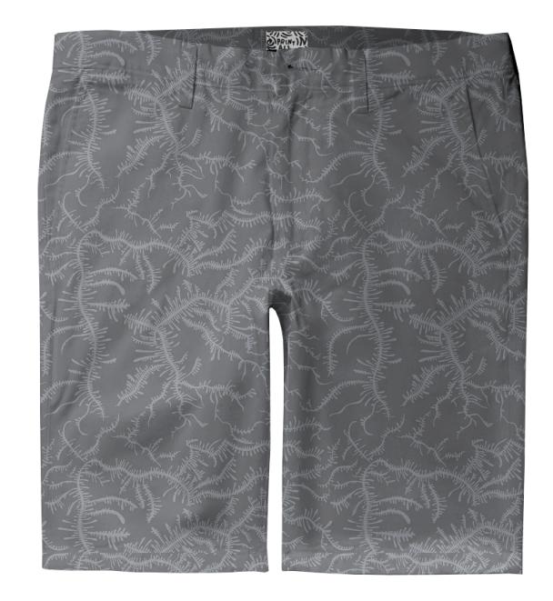 Ferning Gray Trouser Shorts
