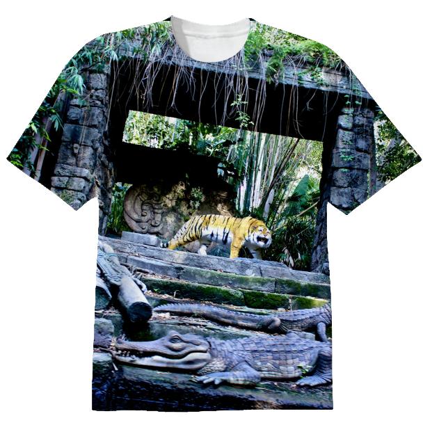 Disneyland Jungle Cruise T Shirt Tiger