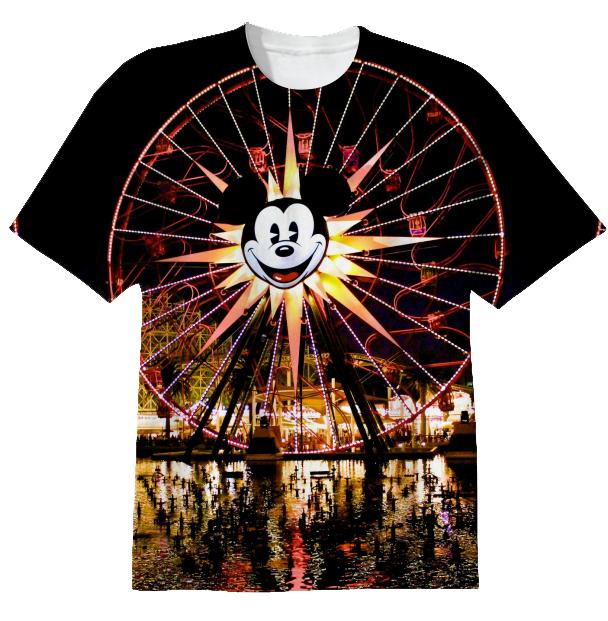 Custom Printed Mickey s Wheel of Terror T Shirt