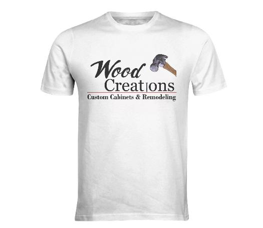 wood creations logo shirt