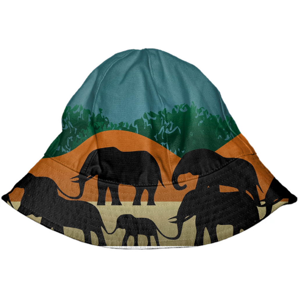 Elephant Family Illustration