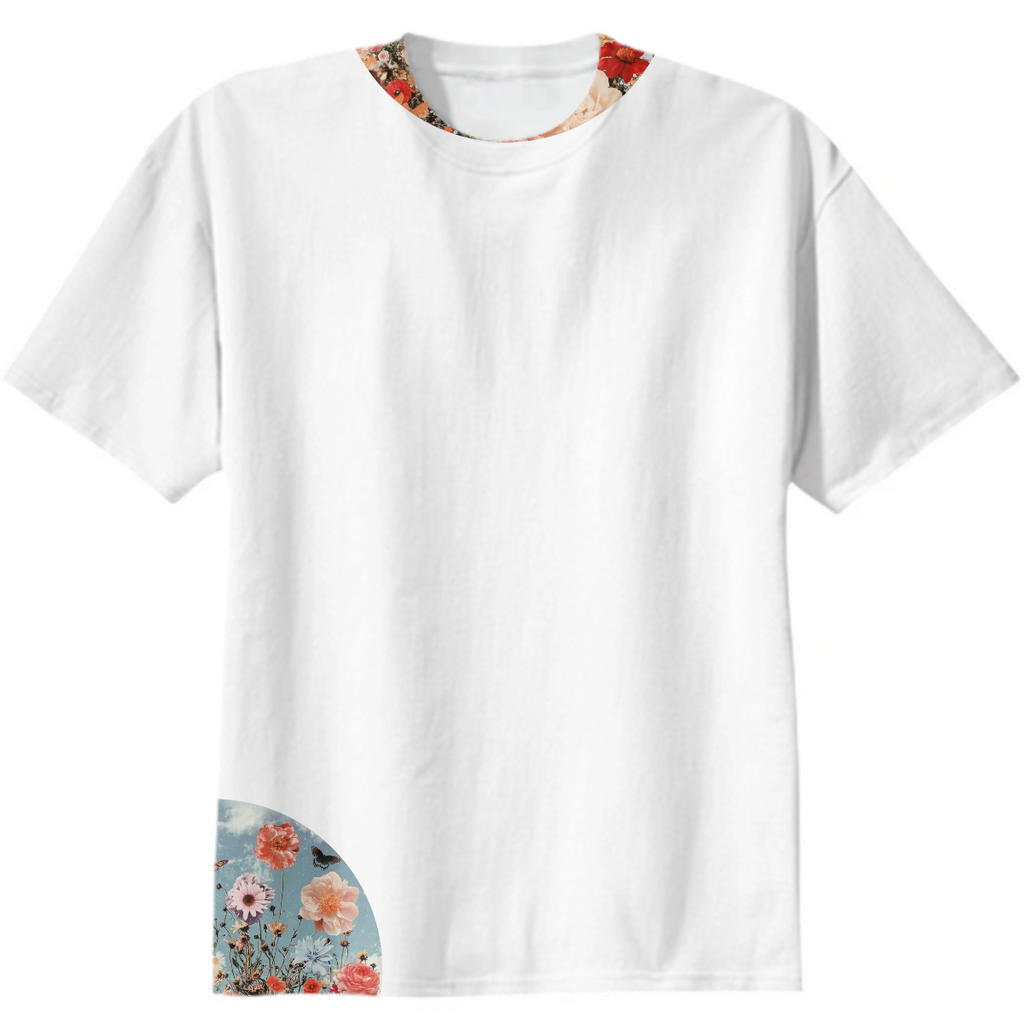 Peekaboo flower tee