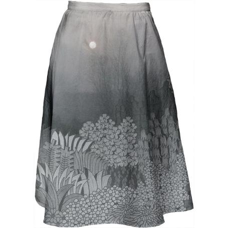 Gloom and Bloom Midi Skirt