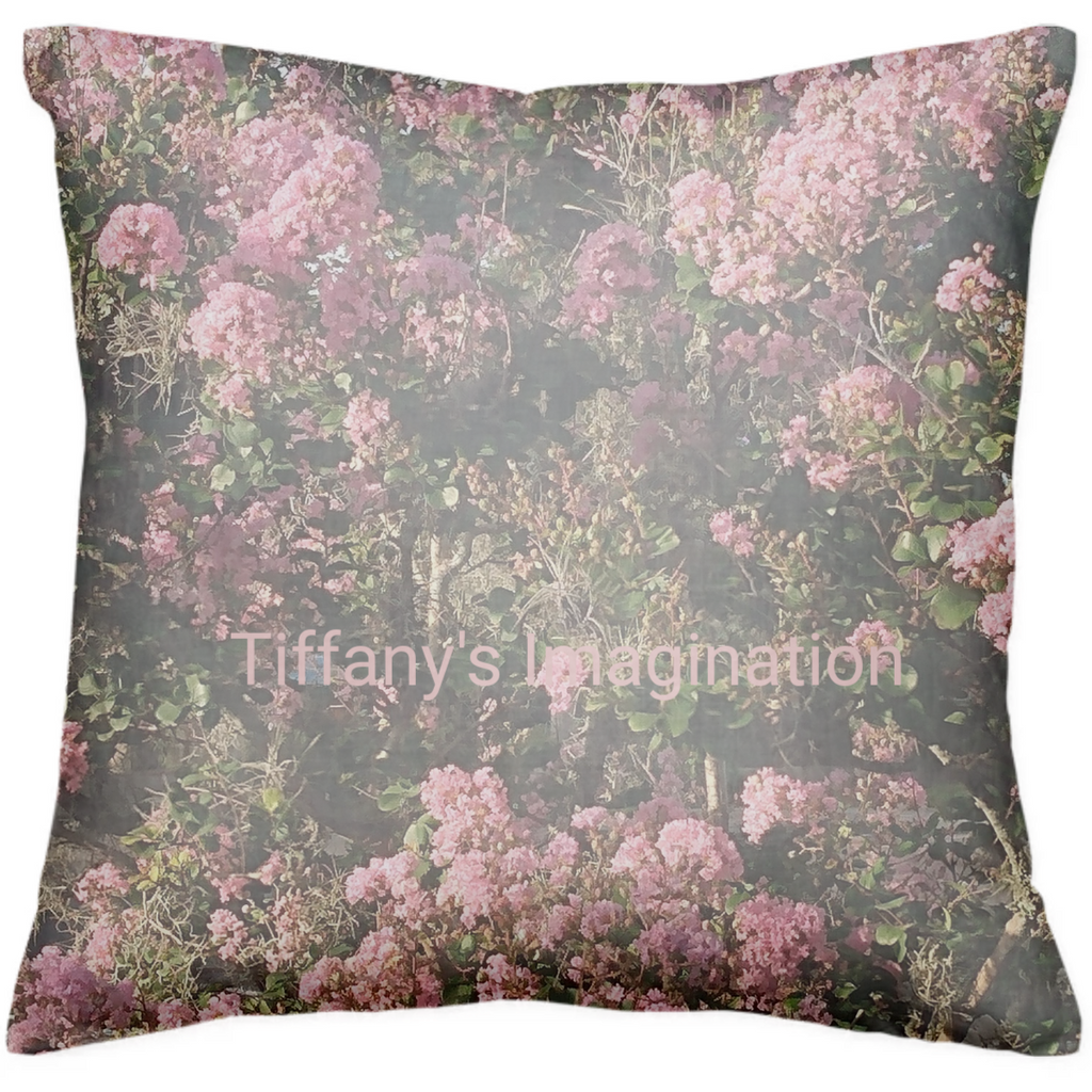 Pink Floral pillow