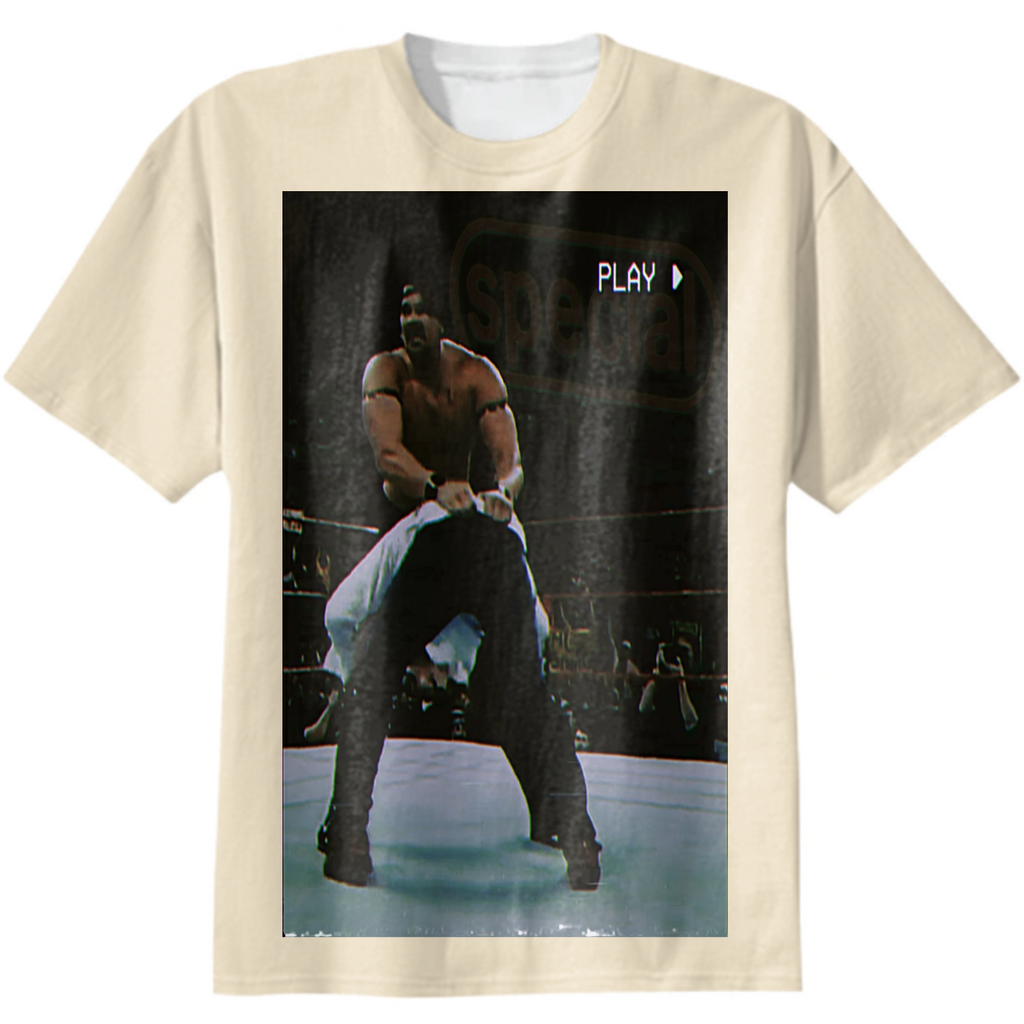 "Invasion 2001" Off White Vinyl Tee Special - L