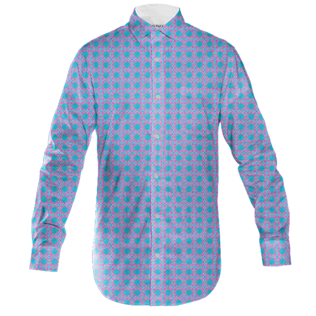 The Moors of Palm Springs Mens Button Down by Frank-Joseph