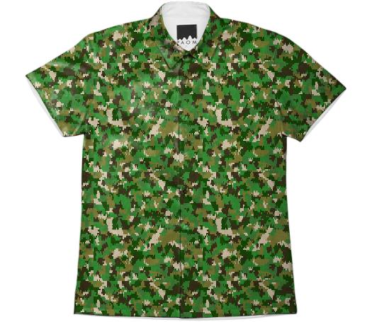 forest woodland camo shirt