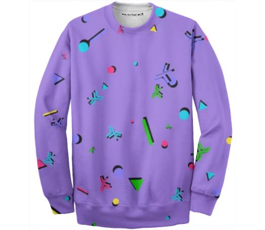 RetroHaskell Purple Fiesta Sweatshirt