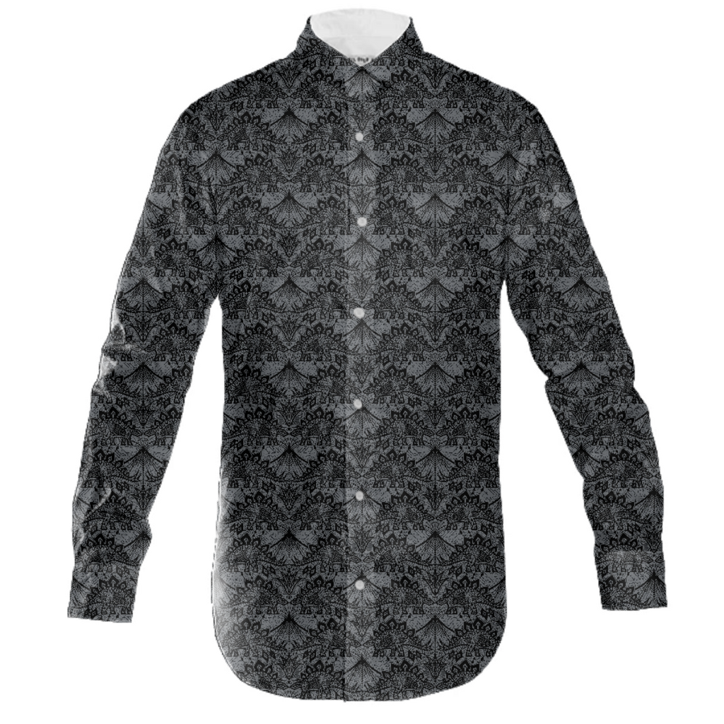 Stegosaurus Lace - Black