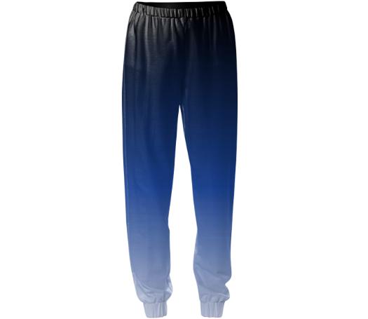 Black to Blue Gradient Sweatpants