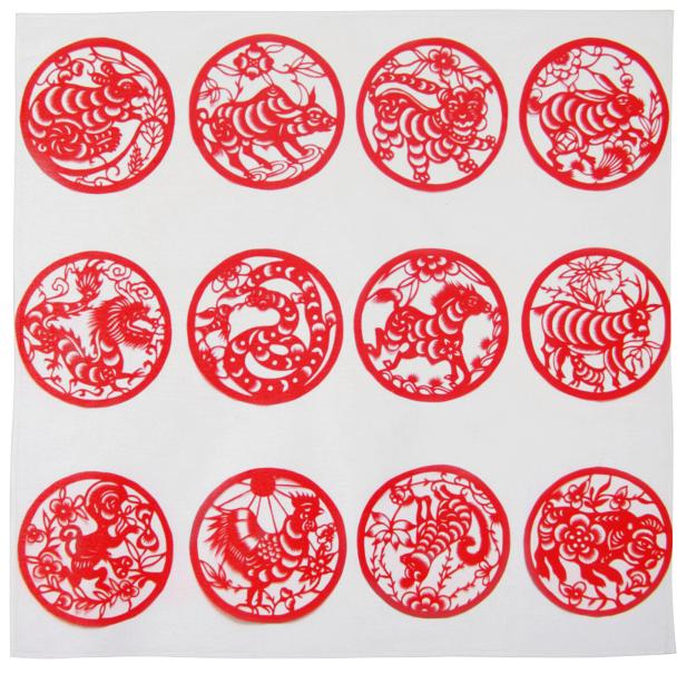 Chinese Zodiac Bandana by GMRA