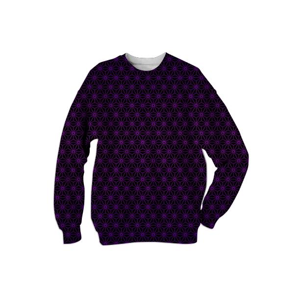 Purple Asanoha Sweatshirt