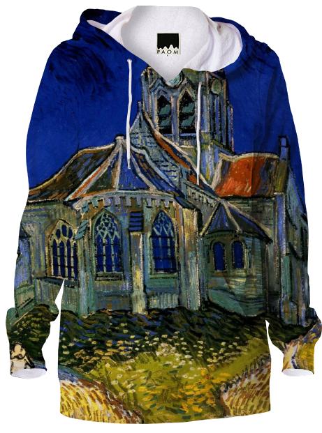 The Church at Auvers Hoodie