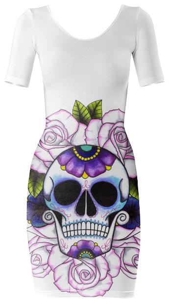 Mexican Death Skull Dress