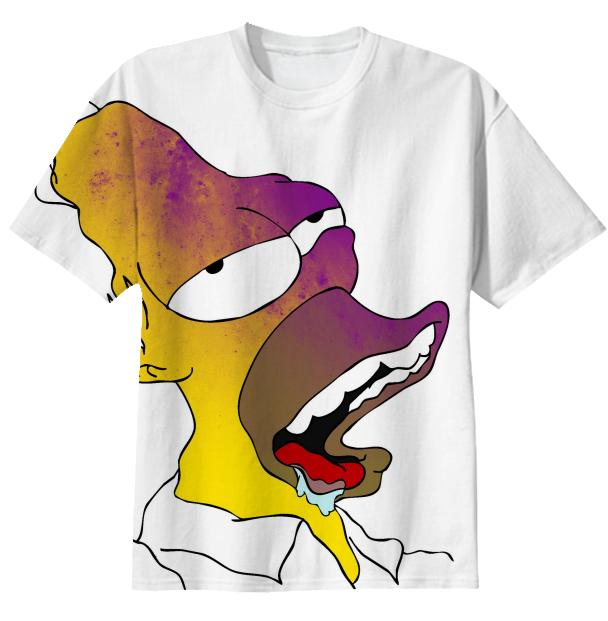 Abstract Homer T shirt