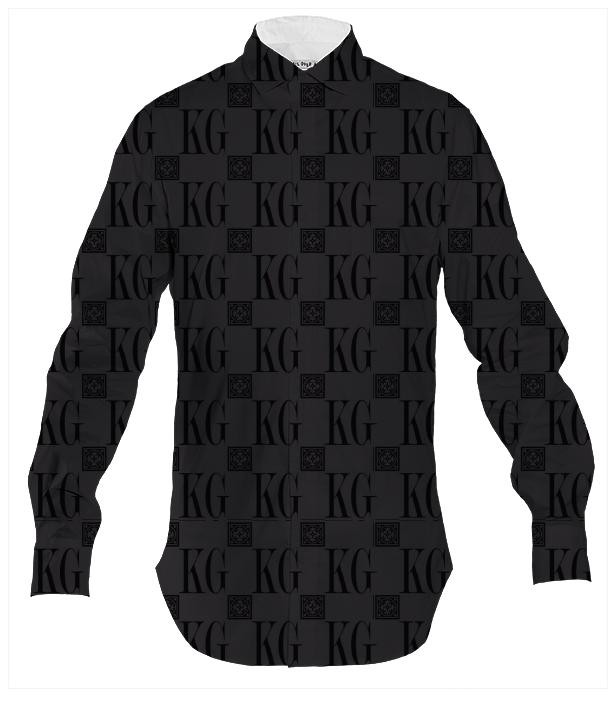 KG Luxury Black Button Up
