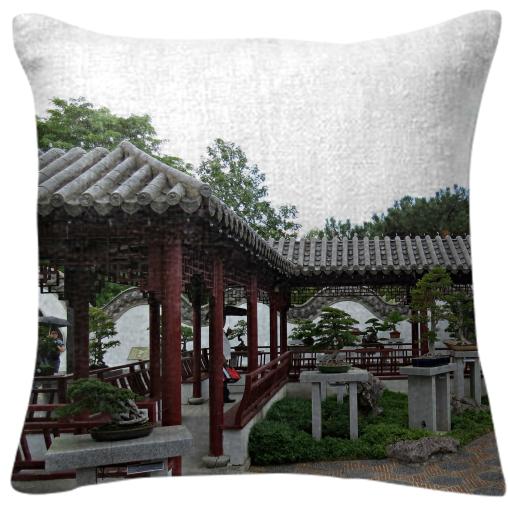 Chinese Garden Pillow